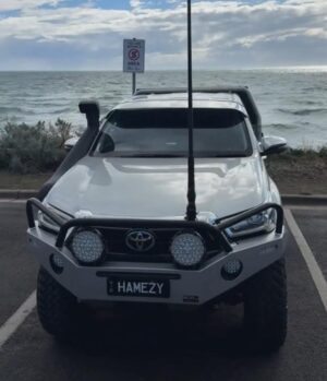 N80 hilux sun visor